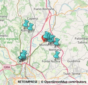 Mappa Via dell'Aeronautica, 00015 Monterotondo RM, Italia (6.51833)