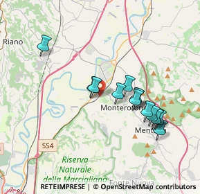 Mappa Via dell'Aeronautica, 00015 Monterotondo RM, Italia (3.55857)