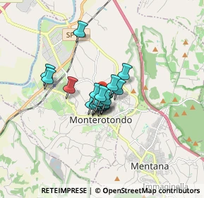 Mappa Via Panaro, 00015 Monterotondo RM, Italia (0.97056)