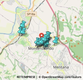 Mappa Via Panaro, 00015 Monterotondo RM, Italia (1.03737)