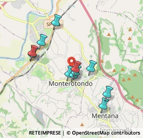 Mappa Via Panaro, 00015 Monterotondo RM, Italia (1.72091)