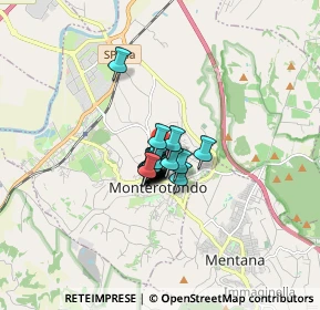 Mappa Via Panaro, 00015 Monterotondo RM, Italia (0.8505)