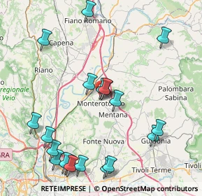 Mappa Via Panaro, 00015 Monterotondo RM, Italia (10.0415)