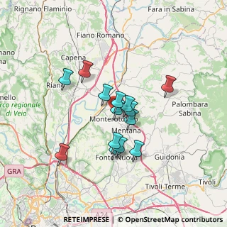 Mappa Via Ticino, 00015 Monterotondo RM, Italia (5.55429)
