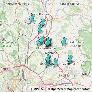 Mappa Via Panaro, 00015 Monterotondo RM, Italia (5.56529)