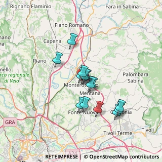 Mappa Via Panaro, 00015 Monterotondo RM, Italia (5.41)