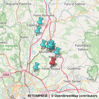 Mappa Via Panaro, 00015 Monterotondo RM, Italia (4.42455)