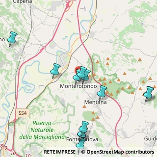 Mappa Via Panaro, 00015 Monterotondo RM, Italia (5.32417)