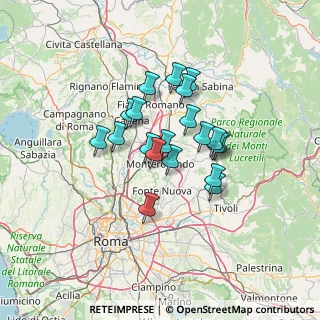 Mappa Via Panaro, 00015 Monterotondo RM, Italia (10.4795)