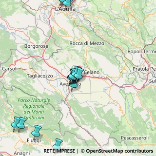 Mappa A25 Torano - Pescara, 67051 Avezzano AQ, Italia (19.97063)