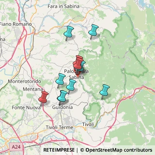 Mappa Km. 19, 00018 Palombara Sabina RM, Italia (5.51583)