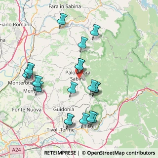 Mappa Km. 19, 00018 Palombara Sabina RM, Italia (8.796)