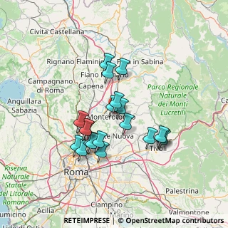 Mappa Via Biferno, 00015 Monterotondo RM, Italia (12.684)
