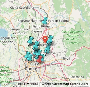 Mappa , 00015 Monterotondo RM, Italia (11.81722)