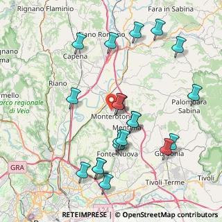 Mappa , 00015 Monterotondo RM, Italia (9.245)