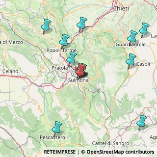 Mappa Via Via D'andrea, 67039 Sulmona AQ, Italia (17.15077)