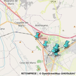 Mappa Via delle Ginestre, 67068 Scurcola marsicana AQ, Italia (2.53182)