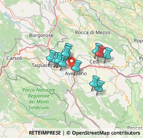 Mappa Via delle Ginestre, 67068 Scurcola marsicana AQ, Italia (9.565)