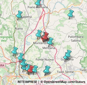 Mappa Via Arquati, 00015 Monterotondo RM, Italia (9.7585)