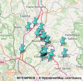 Mappa Via Arquati, 00015 Monterotondo RM, Italia (5.751)