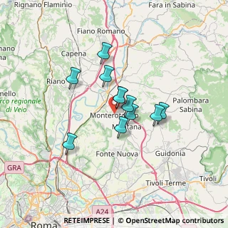 Mappa Via Arquati, 00015 Monterotondo RM, Italia (4.99455)