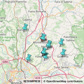 Mappa Via Arquati, 00015 Monterotondo RM, Italia (6.16667)