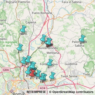 Mappa Via Arquati, 00015 Monterotondo RM, Italia (9.8715)