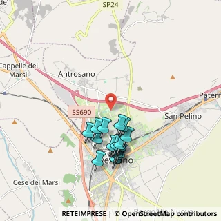 Mappa Via Ezio Tarantelli, 67051 Avezzano AQ, Italia (1.84333)