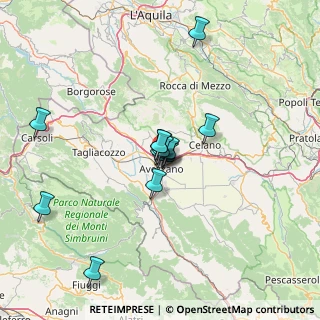 Mappa Via Ezio Tarantelli, 67051 Avezzano AQ, Italia (10.94786)
