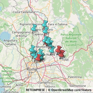 Mappa Via Ciceruacchio, 00015 Monterotondo RM, Italia (10.504)