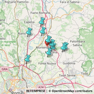Mappa Via Ciceruacchio, 00015 Monterotondo RM, Italia (4.93)