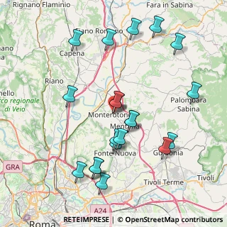 Mappa Via dei Mille, 00015 Monterotondo RM, Italia (8.8615)