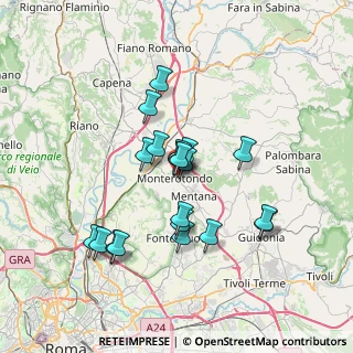 Mappa Via dei Mille, 00015 Monterotondo RM, Italia (6.3495)