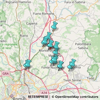 Mappa Via dei Mille, 00015 Monterotondo RM, Italia (5.77647)