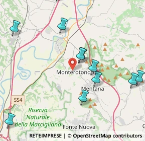 Mappa Via delle Rimesse, 00015 Monterotondo RM, Italia (5.07636)