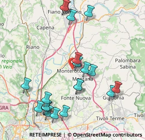 Mappa Via delle Rimesse, 00015 Monterotondo RM, Italia (9.3845)