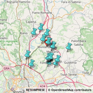 Mappa Via delle Rimesse, 00015 Monterotondo RM, Italia (5.7495)