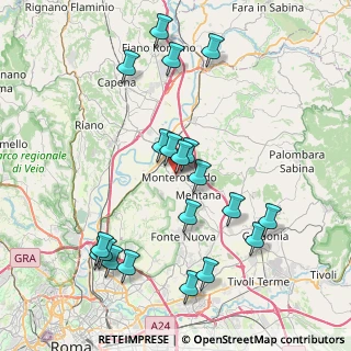 Mappa Via delle Rimesse, 00015 Monterotondo RM, Italia (8.9345)