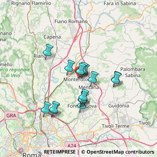 Mappa Via delle Rimesse, 00015 Monterotondo RM, Italia (6.28267)