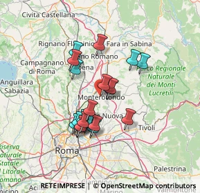 Mappa Via delle Rimesse, 00015 Monterotondo RM, Italia (11.8015)