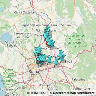 Mappa Via Camillo Benso Conte di Cavour, 00015 Monterotondo RM, Italia (10.6775)
