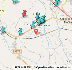 Mappa Via Camillo Benso Conte di Cavour, 67068 Scurcola marsicana AQ, Italia (2.5935)