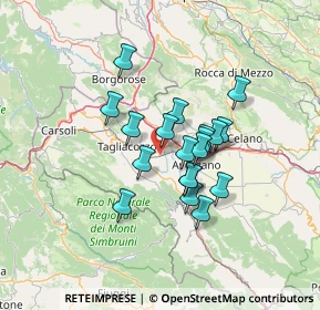 Mappa Via Camillo Benso Conte di Cavour, 67068 Scurcola marsicana AQ, Italia (10.58158)