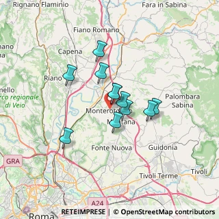 Mappa Piazza Indipendenza, 00015 Monterotondo RM, Italia (4.97727)