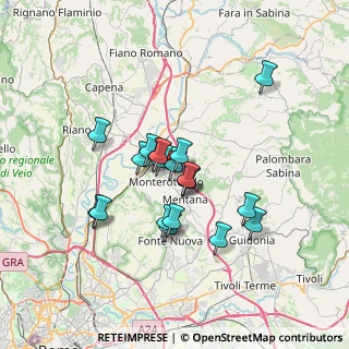 Mappa Via Dino Pompili, 00015 Monterotondo RM, Italia (5.66)