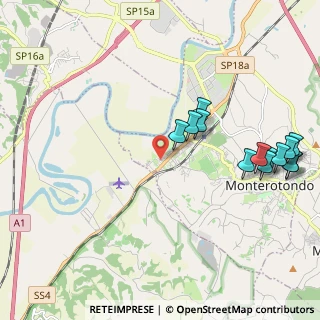 Mappa Via Val Padana, 00015 Monterotondo RM, Italia (2.49615)