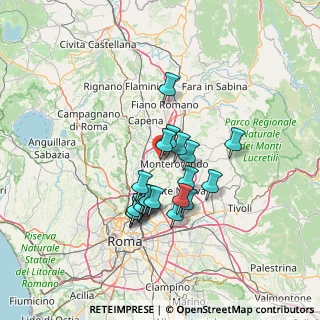 Mappa Via Allia, 00015 Monterotondo RM, Italia (11.8065)