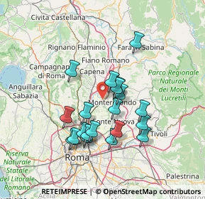 Mappa Via Allia, 00015 Monterotondo RM, Italia (13.0425)
