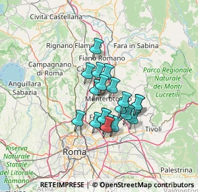 Mappa Via Allia, 00015 Monterotondo RM, Italia (9.8825)