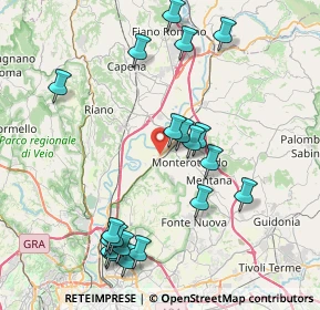 Mappa Via Allia, 00015 Monterotondo RM, Italia (9.2965)